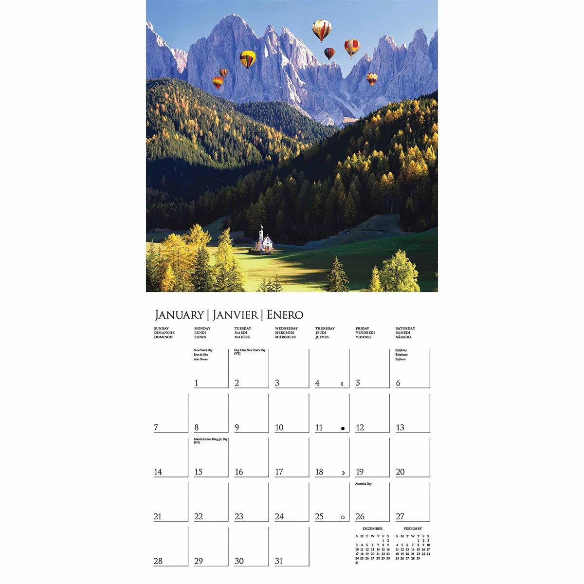 Passport To The World 2024 Wall Calendar Bookazine HK   314230 Passport To The World Calendar Ins 