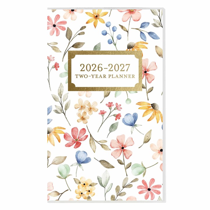 Happy Floral 2Yr Planner 2026-2027 | Bookazine HK