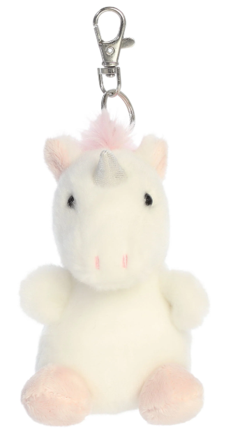 Palm Pals Clip-On - Sassy Unicorn 4 Inches