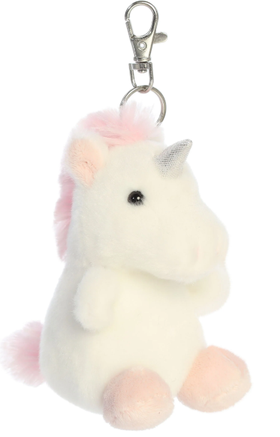 Palm Pals Clip-On - Sassy Unicorn 4 Inches