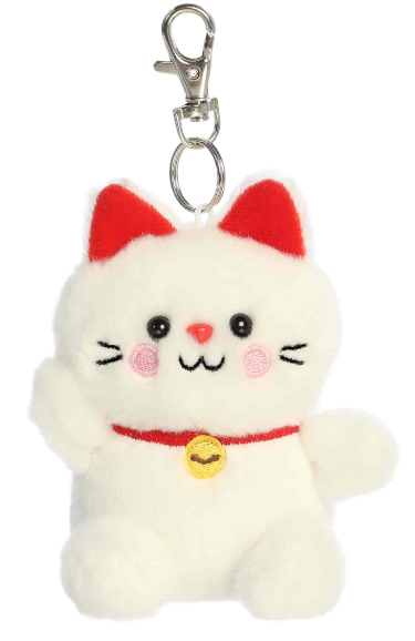 Palm Pals Clip-On - Kota Lucky Cat 4 Inches