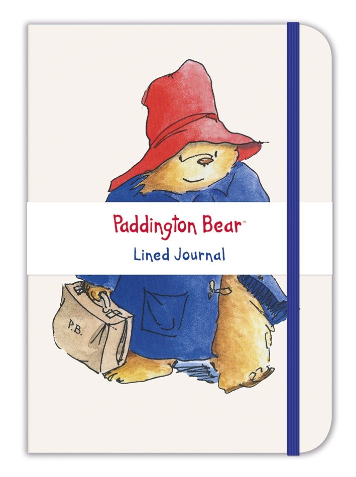 Lined Journal - Paddington Bear With Suitcase