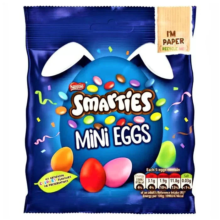 Smarties Mini Eggs 80g | Bookazine HK