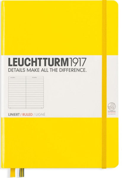 Lemon Medium (A5) Ruled Notebook Hardcover | Bookazine HK
