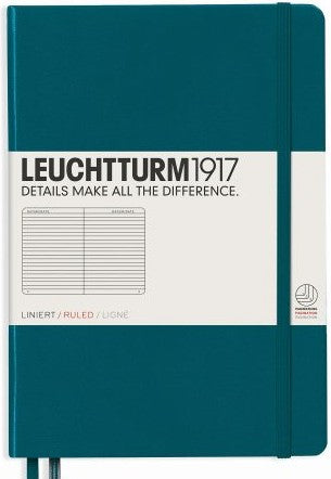 Pacific Green Medium (A5) Ruled Notebook Hardcover | Bookazine HK