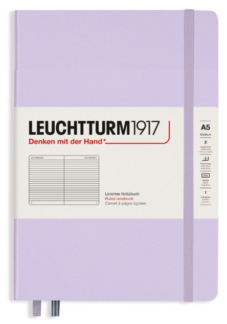 Lilac Medium (A5) Ruled Hardcover Notebook | Bookazine HK
