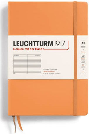 Apricot Medium (A5) Ruled Notebook Hardcover | Bookazine HK