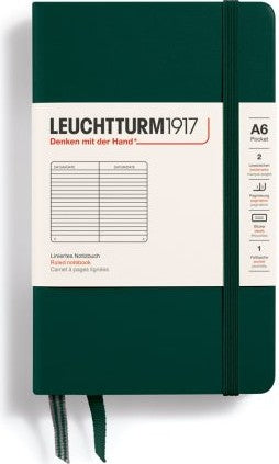 Forest Green Pocket (A6) Ruled Notebook Hardcover | Bookazine HK