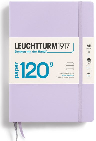 Lilac Medium (A5) Ruled Notebook 120g Edition | Bookazine HK