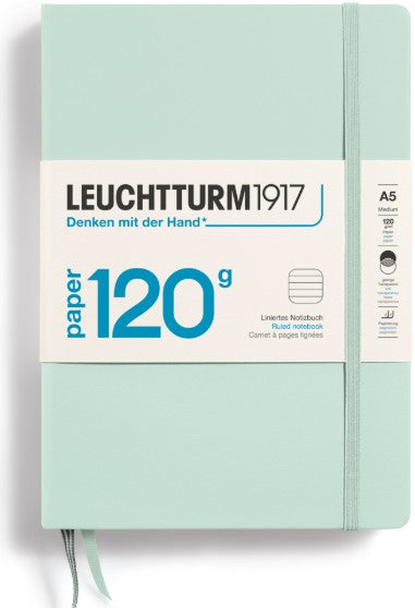 Mint Green Medium (A5) Ruled Notebook 120g Edition | Bookazine HK