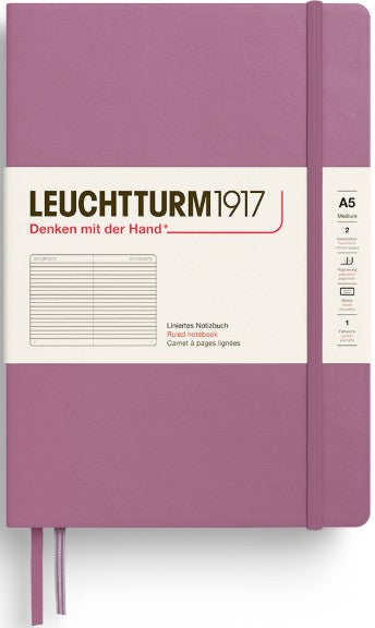 Dusty Rose Medium (A5) Ruled Notebook Hardcover | Bookazine HK