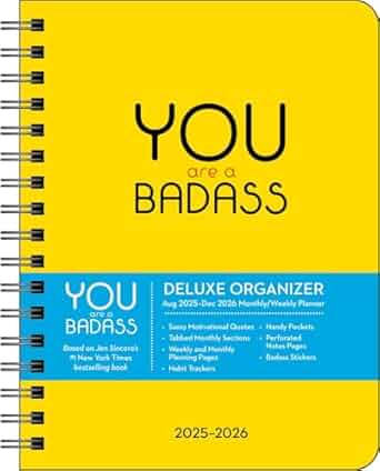 You Are A Badass Weekly/Monthly Planner 2026 | Bookazine HK