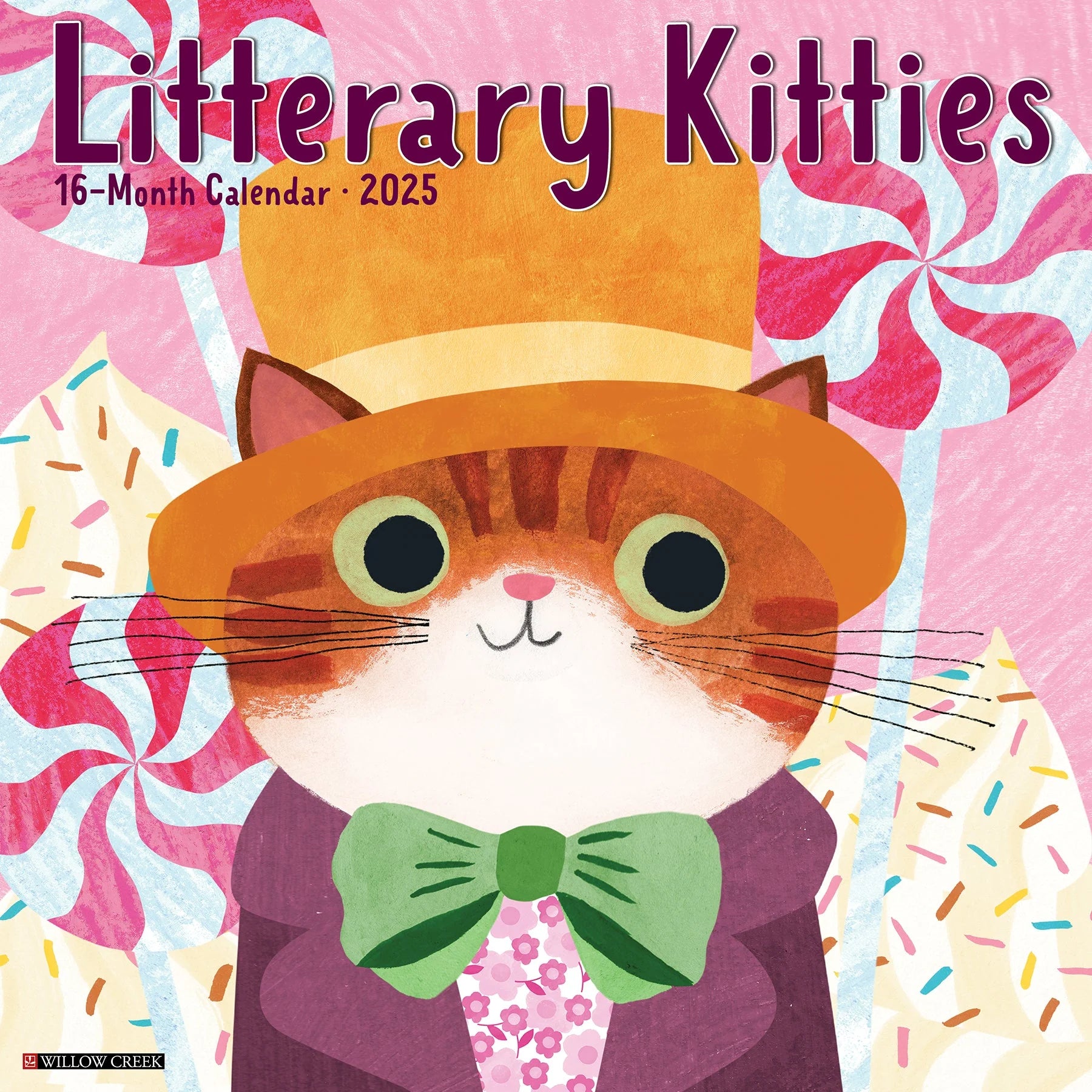 Litterary Kitties Wall Calendar 2025 | Bookazine HK