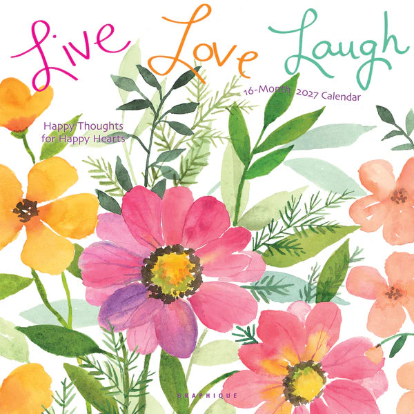 Live, Love, Laugh Wall Calendar 2027