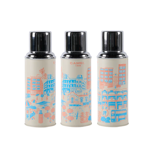 Glass Vacuum Flask - Wanchai View 450Ml