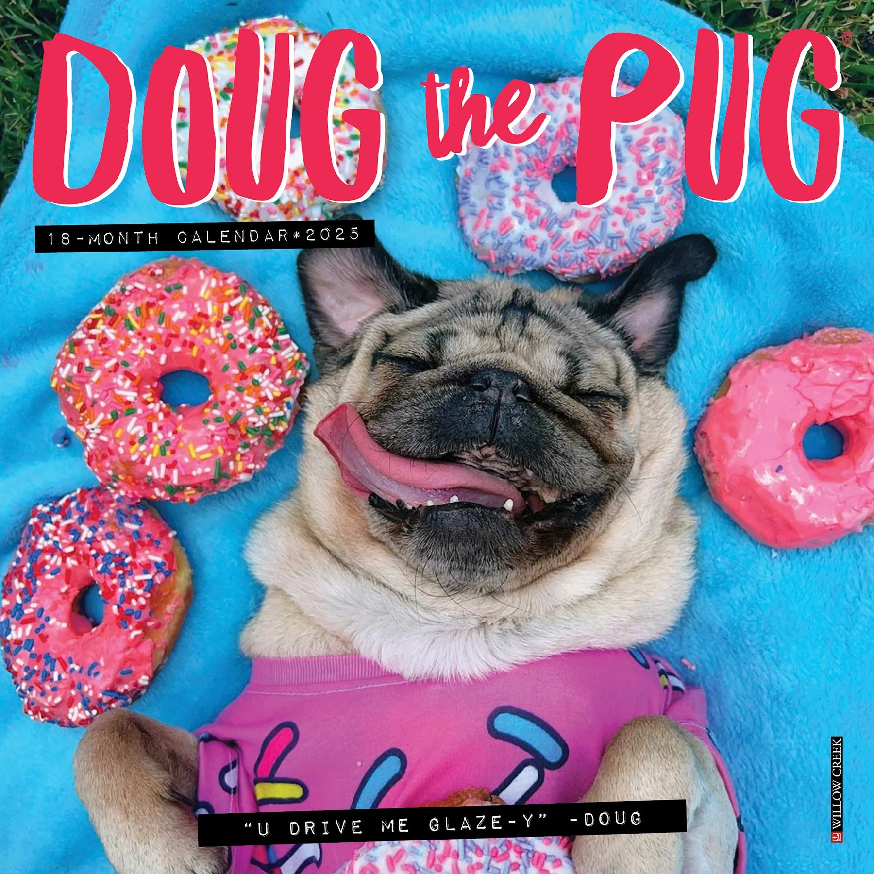 Doug The Pug Mini Wall Calendar 2025 | Bookazine HK