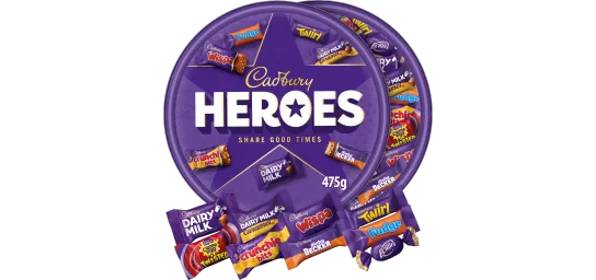 Cadbury Heroes Tub 475G