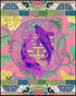 Double Happy Koi Purple 8X10 Print | Bookazine HK