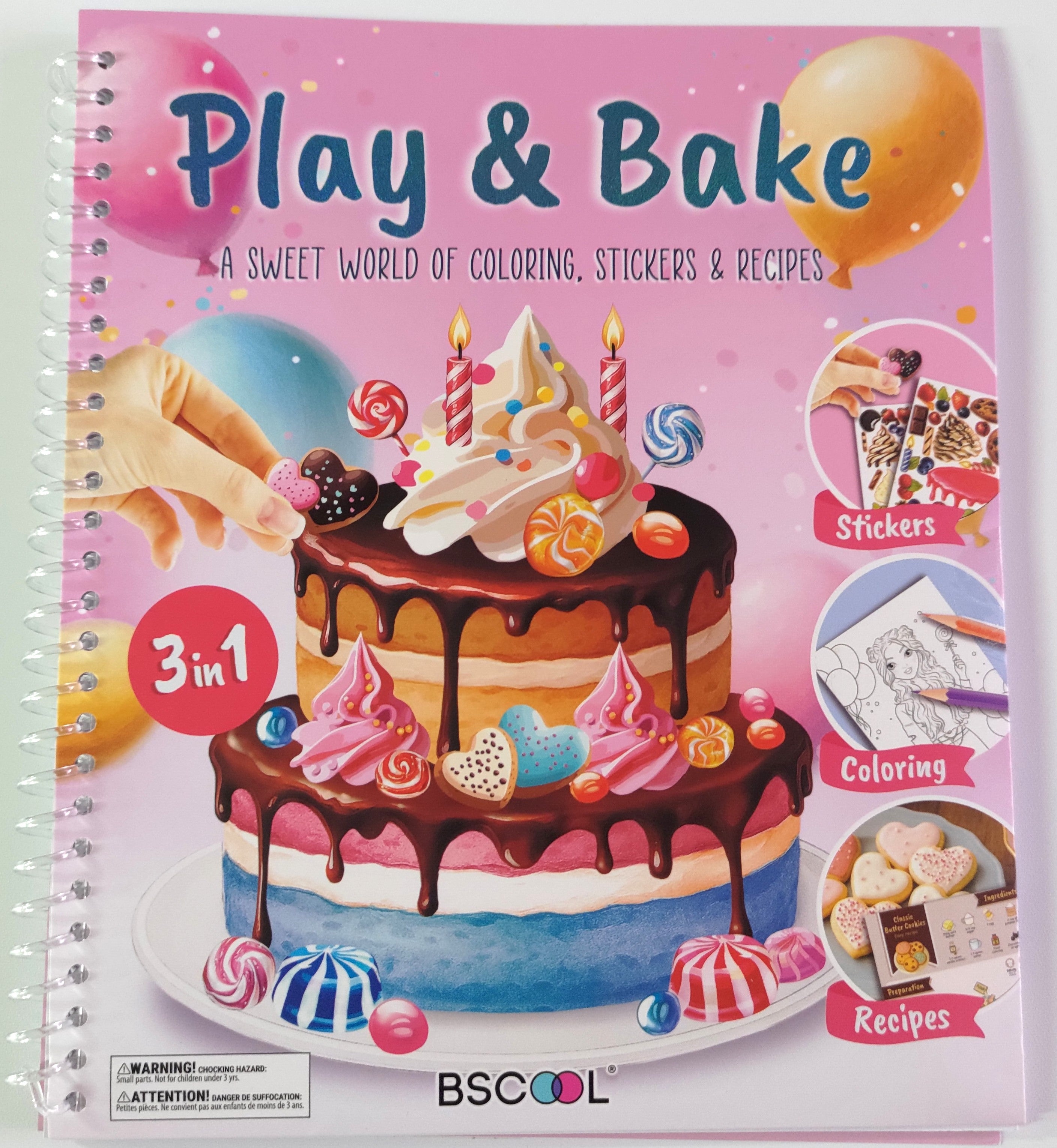 Sticker And Activity Book - Play &amp; Bake | Bookazine HK