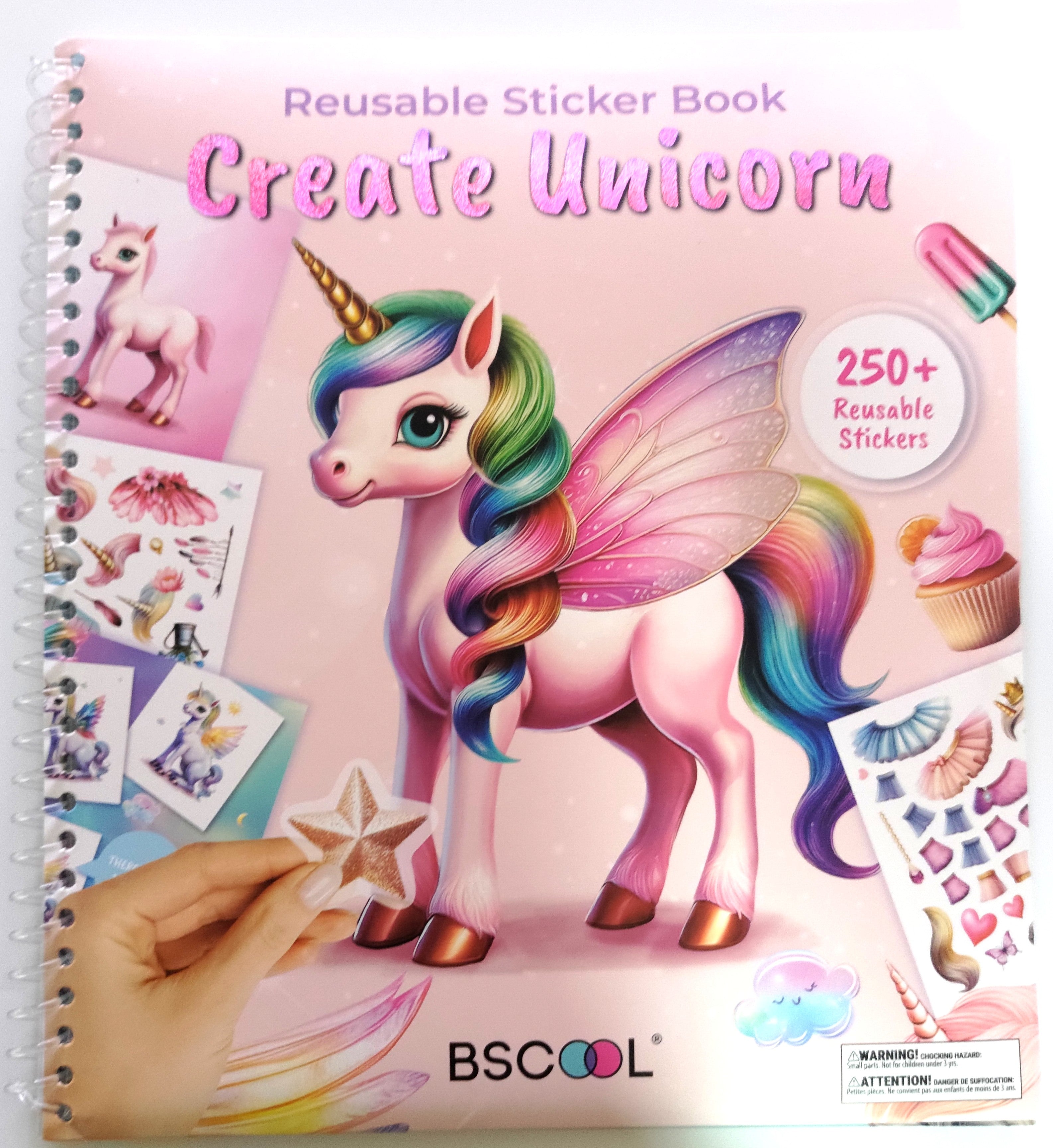 Sticker Book Dress-Up - Create Unicorn | Bookazine HK