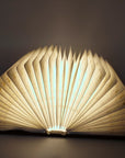 Butterfly Book Lamp - Black With Gold Print