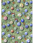 Hong Kong Oriental Christmas Ornaments Tea Towel
