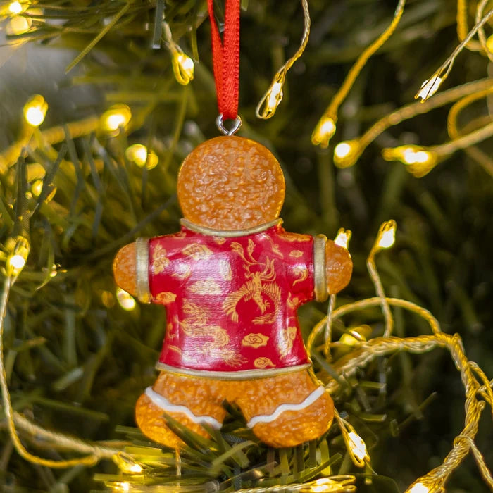 Silk Jacket Gingerbread Man Ornament