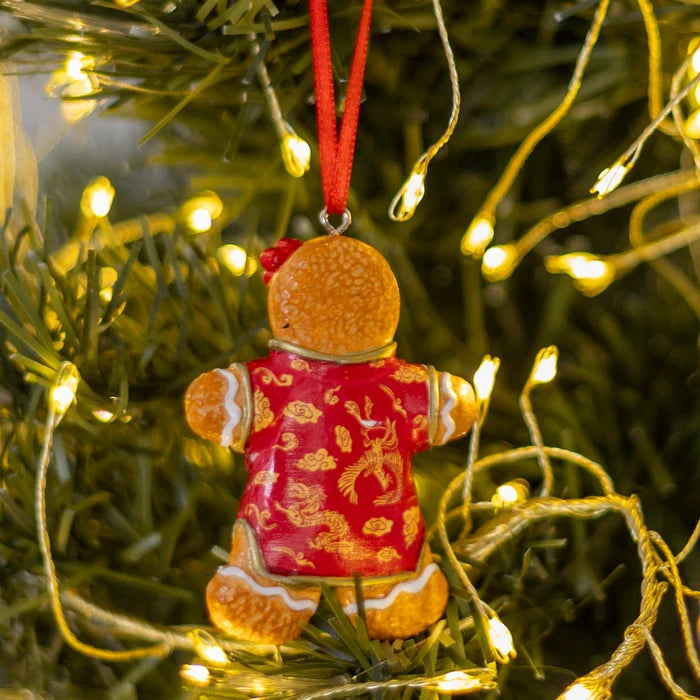 Cheongsam Gingerbread Lady Ornament