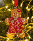 Cheongsam Gingerbread Lady Ornament