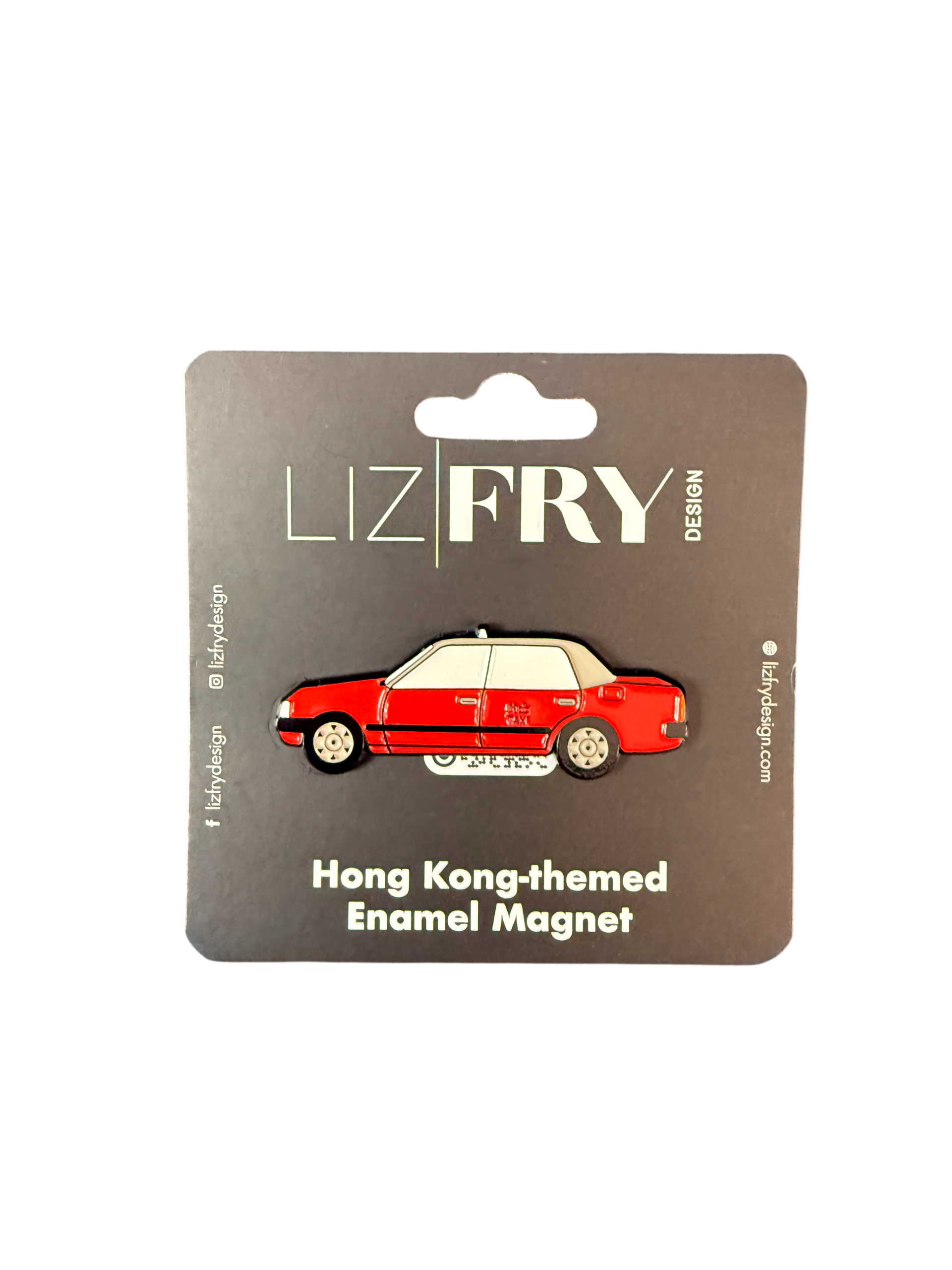 Hk Taxis Enamel Magnet | Bookazine HK