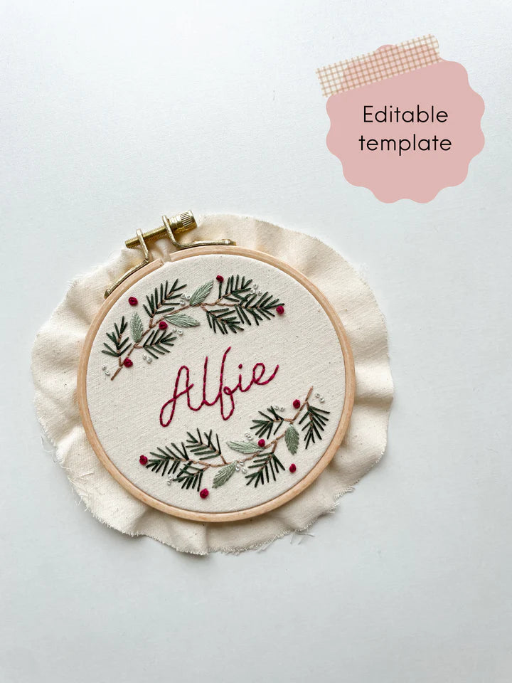etter To Santa Embroidery Hoop Kit | Bookazine HK