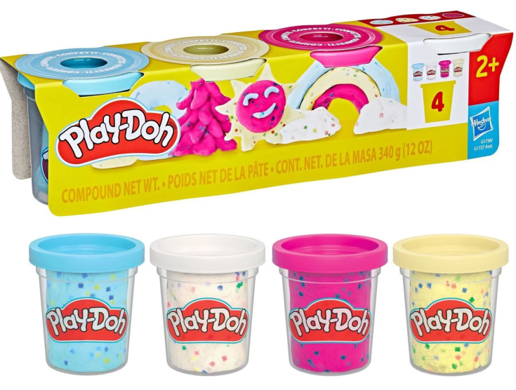Play-Doh Confetti Fun 4-Pack