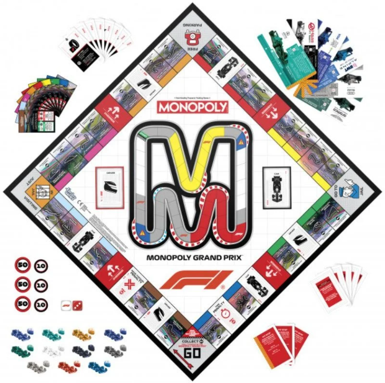 Monopoly F1 Edition Board Game