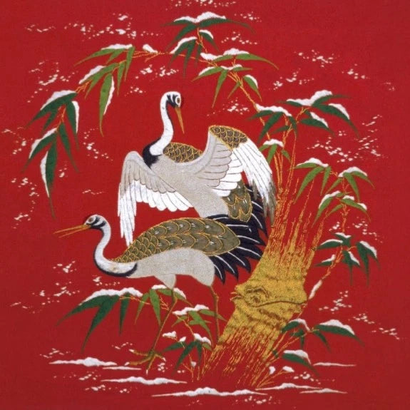 Japanese Cranes Christmas Card - Pack of 5