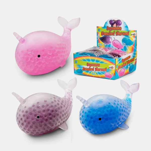 Squeeze Beaded Narwhal