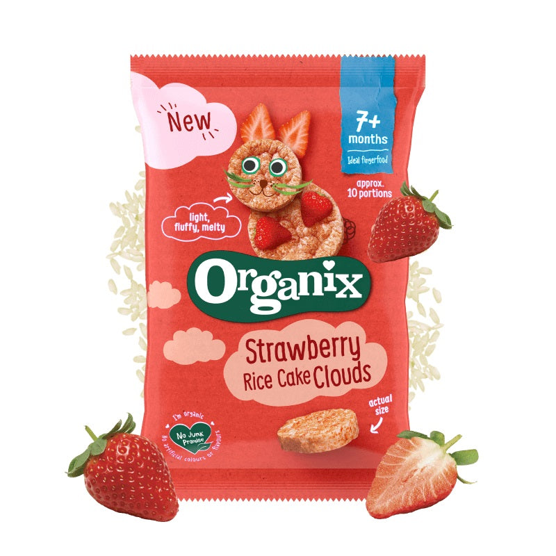 Strawberry Fruit Rice Cake Cloud 40G | Bookazine HK