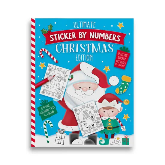 Christmas Sticker By Numbers