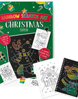 Rainbow Scratch Art - Christmas Edition