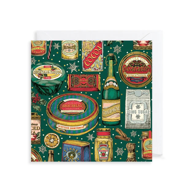 Vintage Christmas Pantry - 8 Luxury Christmas Cards