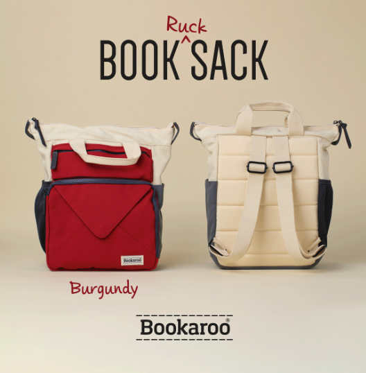 Bookaroo Book (Ruck) Sack - Burgundy