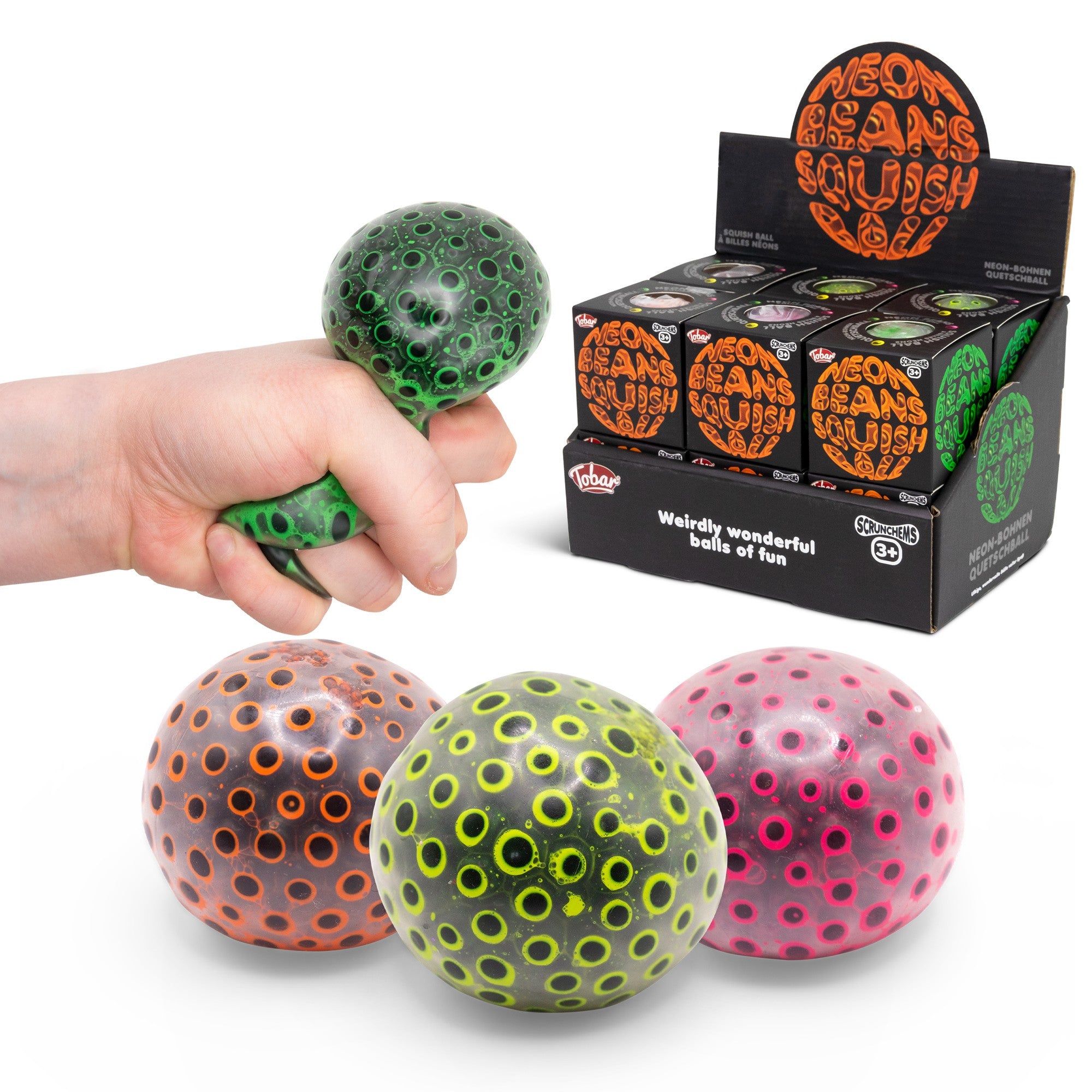 Scrunchems - Neon Beans Squish Ball | Bookazine HK