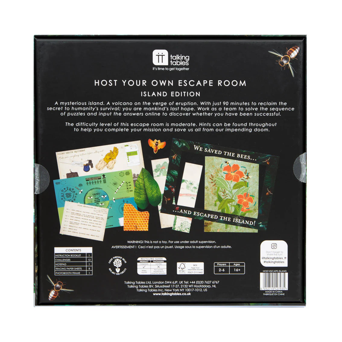 Host Your Own Escape Room Game - Island Edition