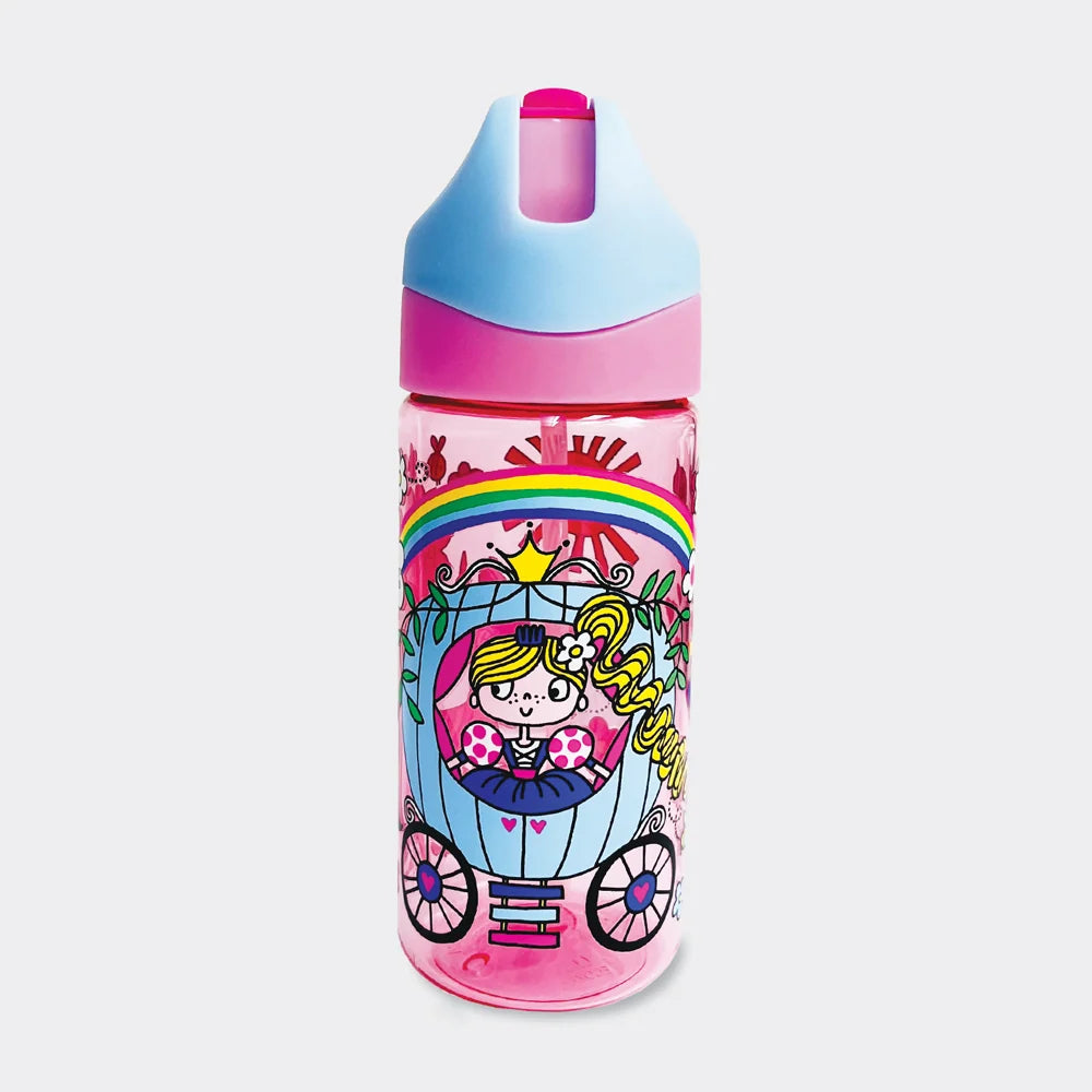 Children's Water Bottle With Straw - Little Princess