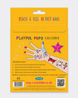 Children's 'Playful Pups' Dog Temporary Tattoos
