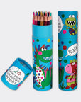Tube of 24 Colouring Pencils - Roar-some Dinosaur