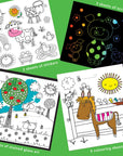 Activity Book with Scratch Art & Stickers - On The Farm