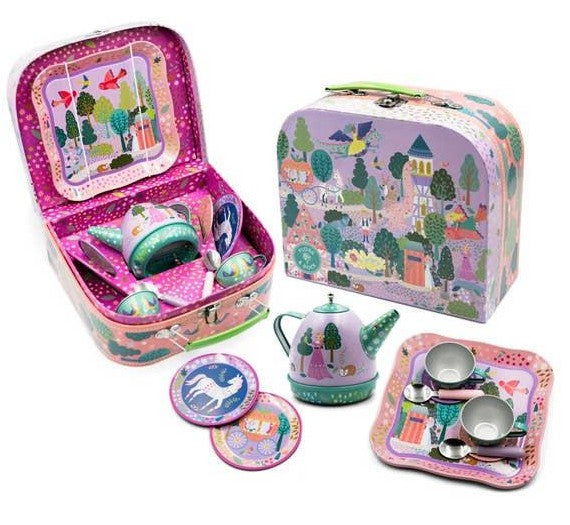 Fairy Tale Musical Tin Tea Set 11 Pcs | Bookazine HK