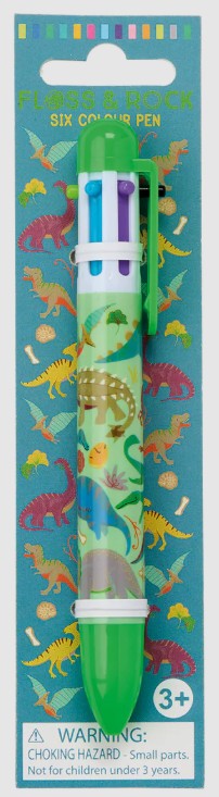 Six Colour Pen Dino | Bookazine HK