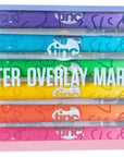 Glitter Overlay Markers Set of 6