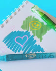 Glitter Overlay Markers Set of 6